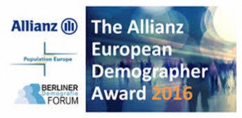 Tomas Sobotka receives the Allianz European Demographer Award 2017